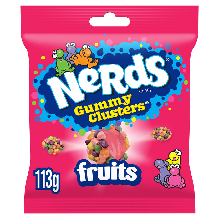 Nerds Fruit Flavour Candy Gummy Clusters (113g)