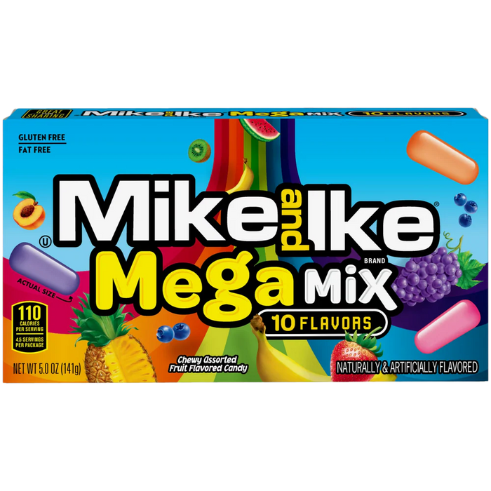 Mike & Ike Mega Mix Theatre Box 4.2oz (120g)
