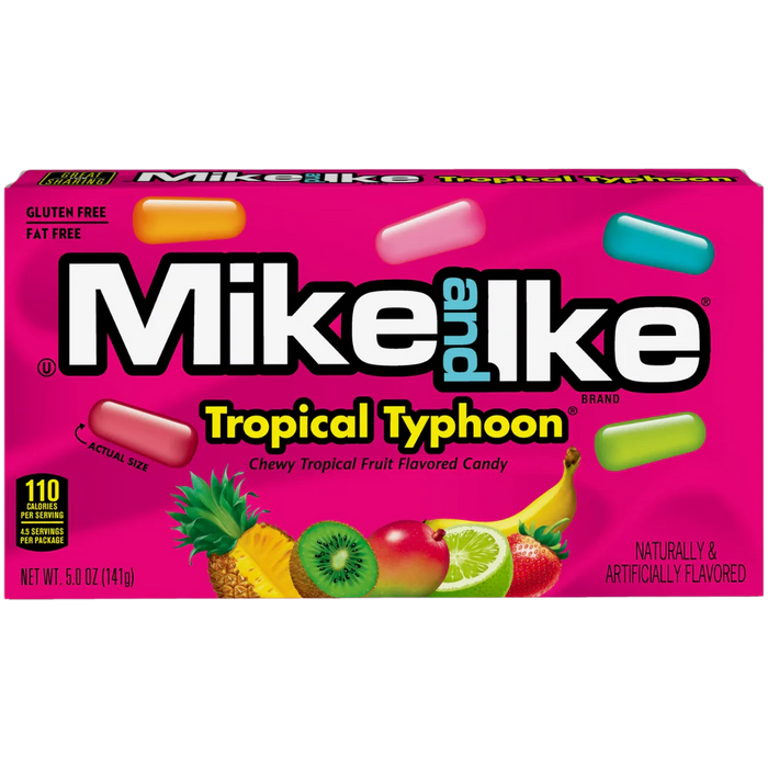 Mike & Ike Tropical Typhoon Theatre Box 4.9oz (120g)