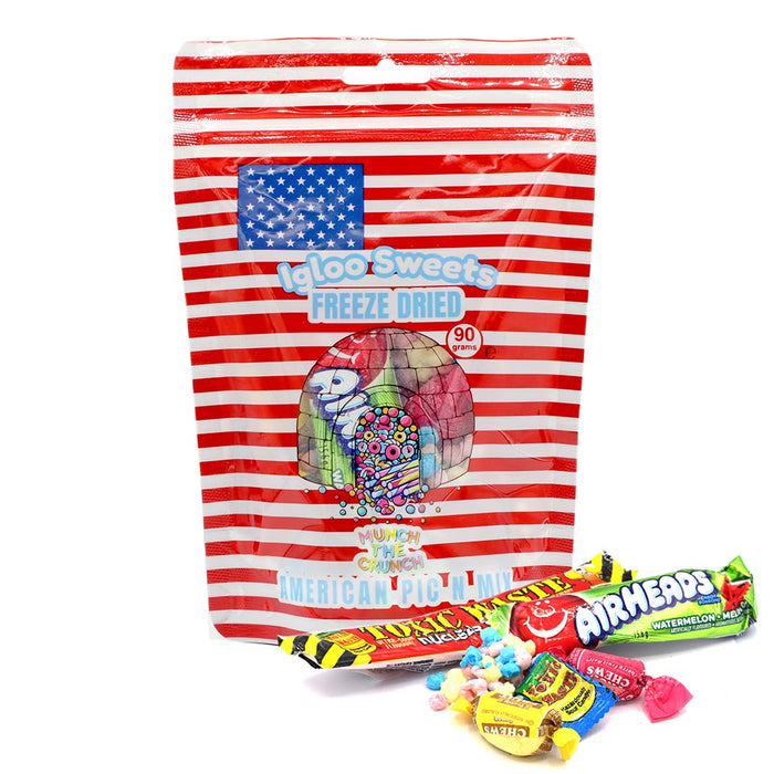 Igloo American Pic n Mix Freeze Dried Sweets Pouch (90g)