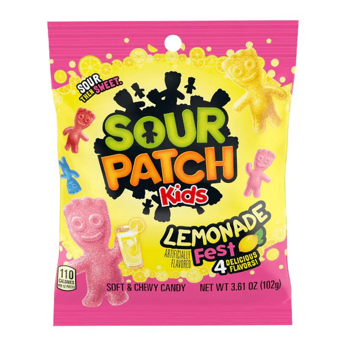 Sour Patch Kids Lemonade Fest Peg Bag (102g)