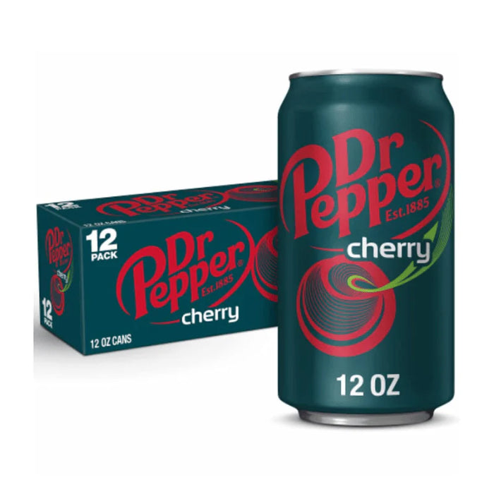 Dr Pepper Cherry Fridge Pack 355ml Cans (Case of 12) (USA)