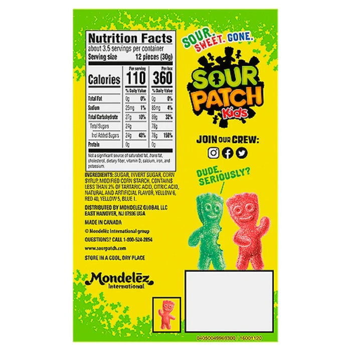 Sour Patch Kids 3.5oz (99g)
